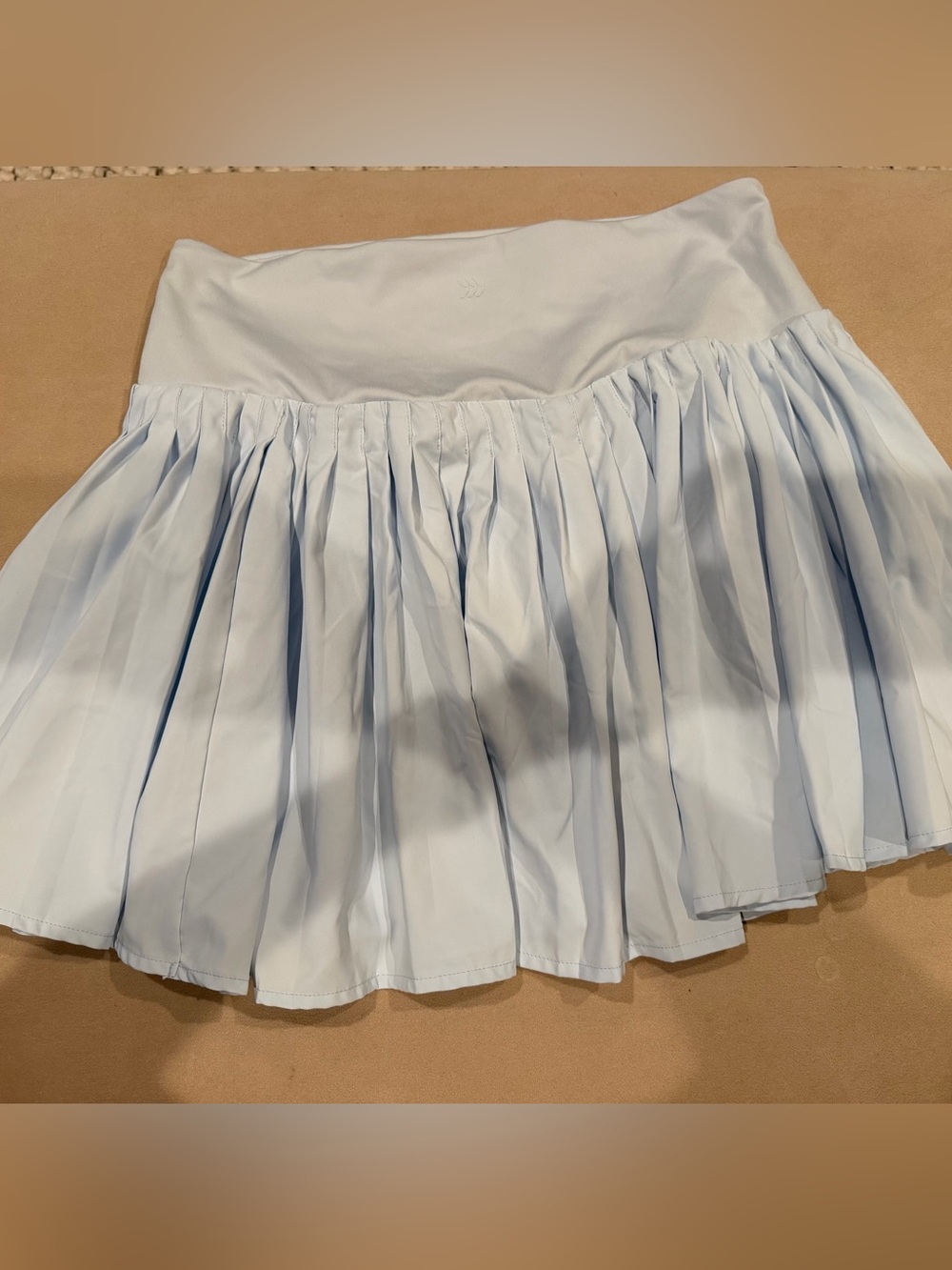 Light Blue Pleated Tennis Skirt